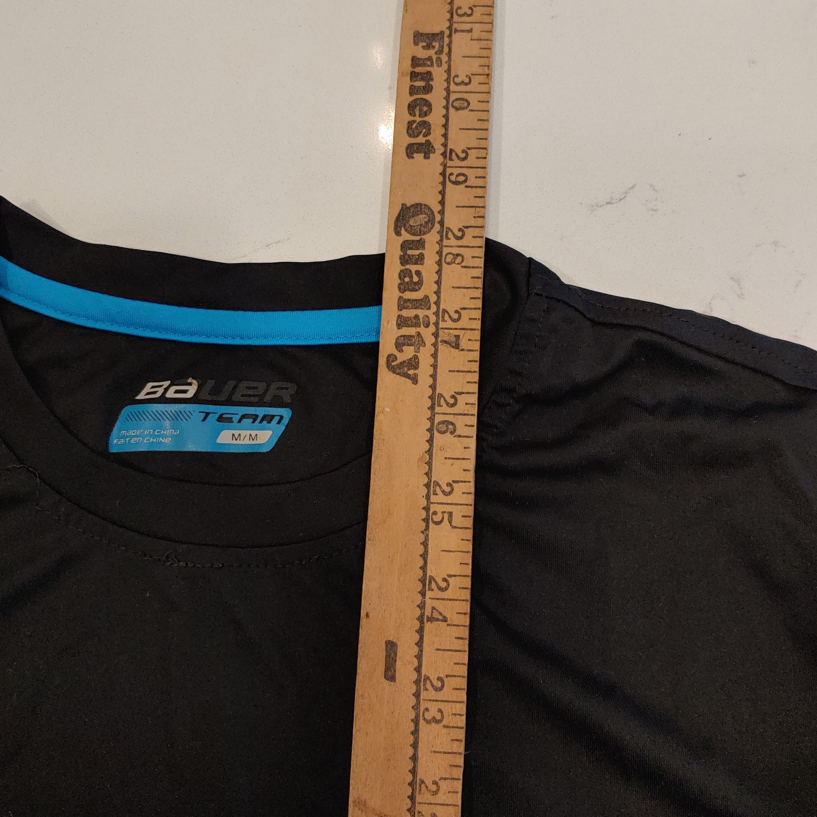 Tri-City Storm Hockey USHL Bauer Short Sleeve Shirt Black Size M Team Issued gallery