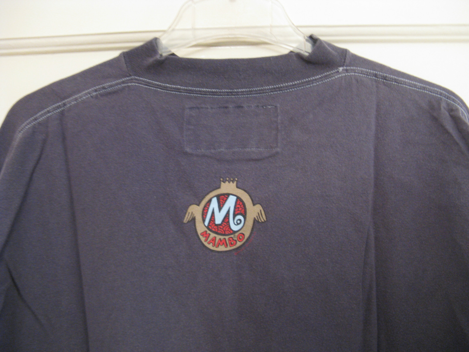 White Men's T-Shirt with Text Print Fashionable approx. XS White/Black Printed New gallery