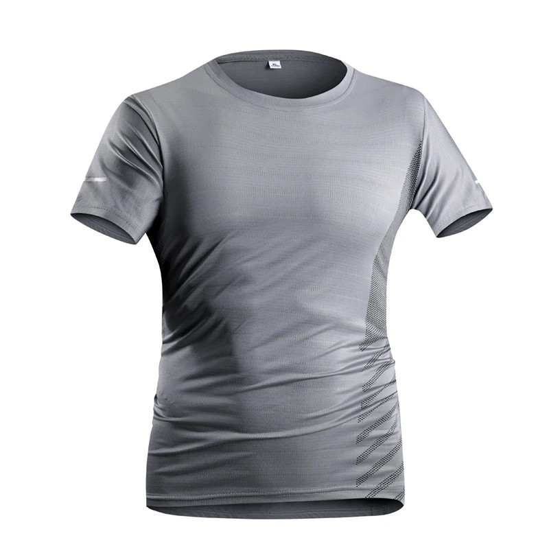 Fitness T-Shirt Summer Quick Dry Short Sleeve Pure Color Short Sleeve T-Shirt Ou gallery