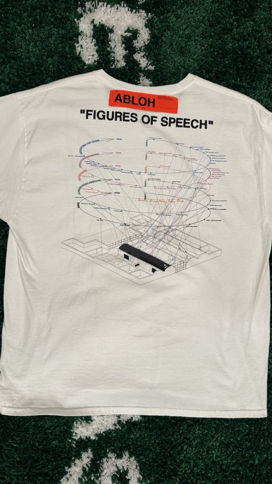 Champion Figures of Speech Abloh Graphic White Men's XL Short Sleeve T-Shirt gallery