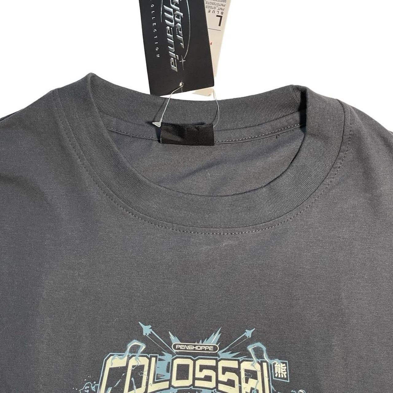 Penshoppe Philippines Men's Graphic Print Tee L Gray Crew Neck Short Sleeve gallery