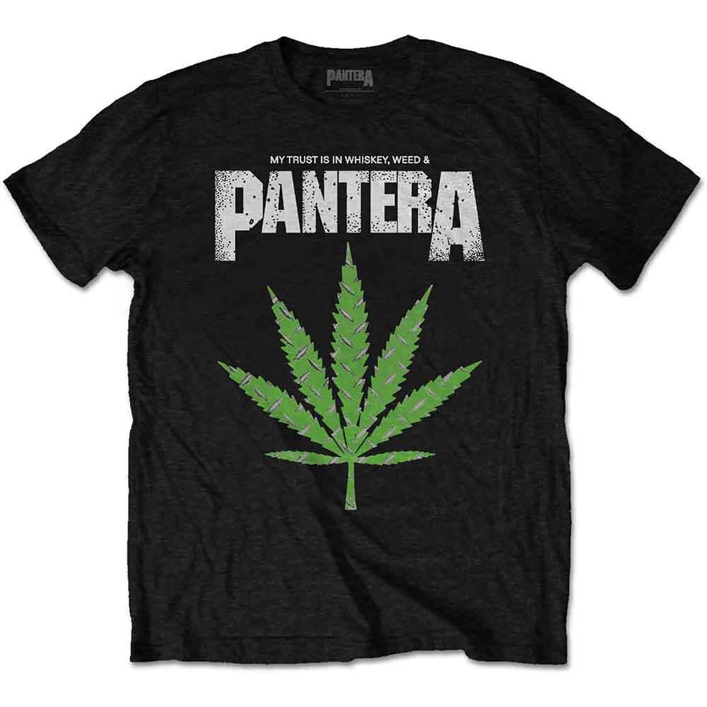 Pantera Whiskey 'n Weed T-Shirt Black New gallery