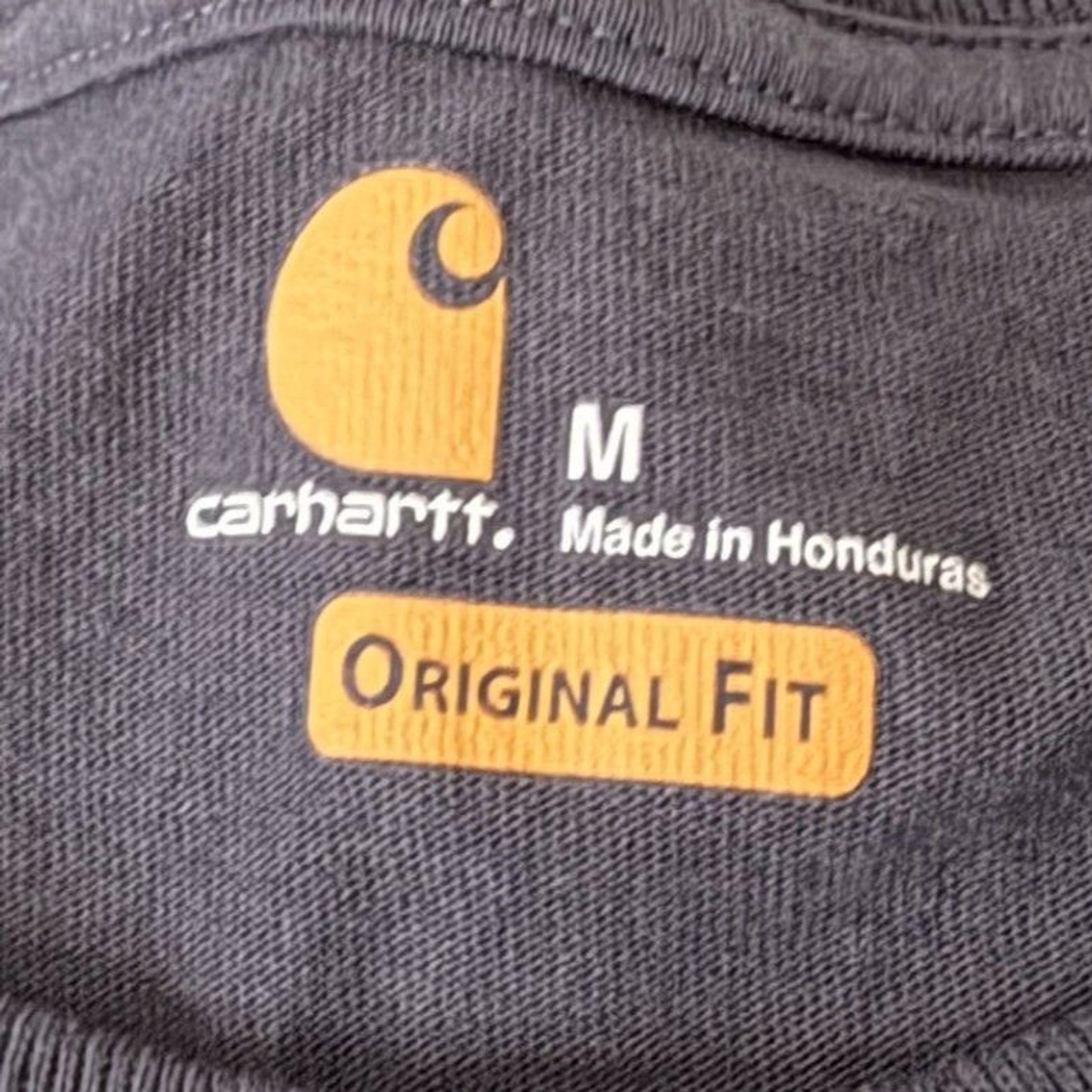 Carhartt K87 Graphic Pocket T-Shirt Bluff & Basin Blue Gray Outdoors Size Medium gallery