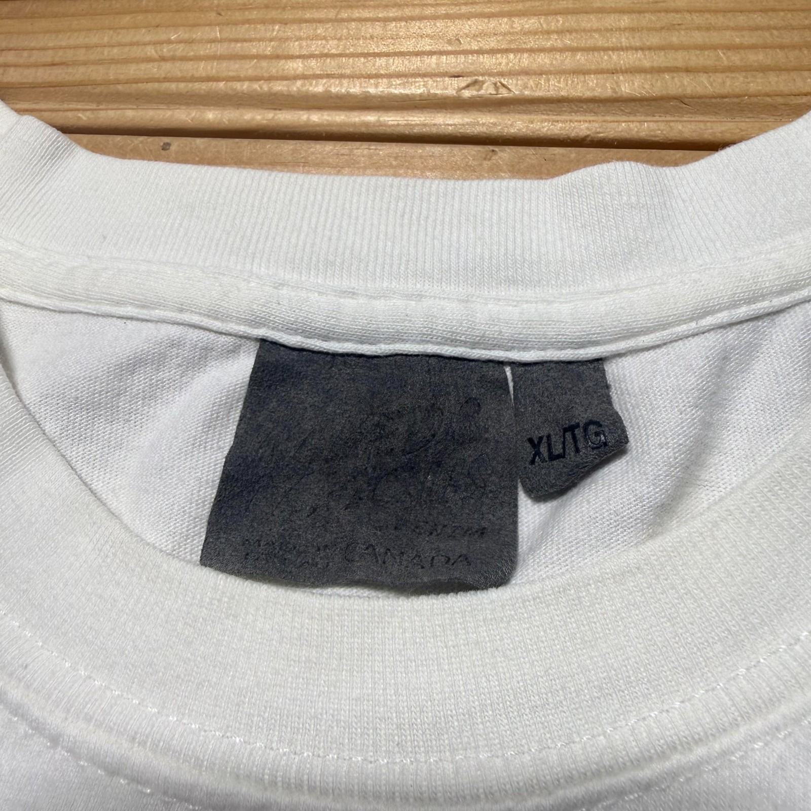 Y2K Naked & Famous Denim x EBB18 Japanese Selvedge Pinup Girl Graphic T-Shirt XL gallery