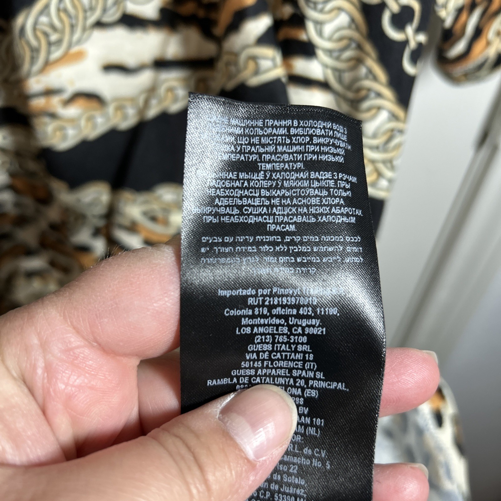 Guess 2XL Mens 2 Beige Eco Animal Print Tee Shirt gallery