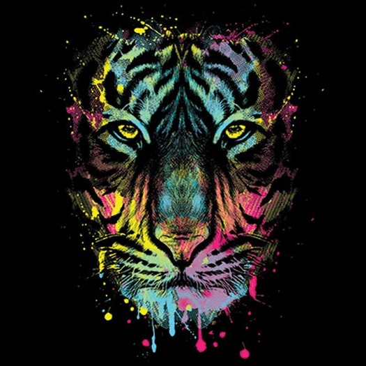 Dripping Tiger T Shirt You Choose Style, Size, Color 10740 gallery