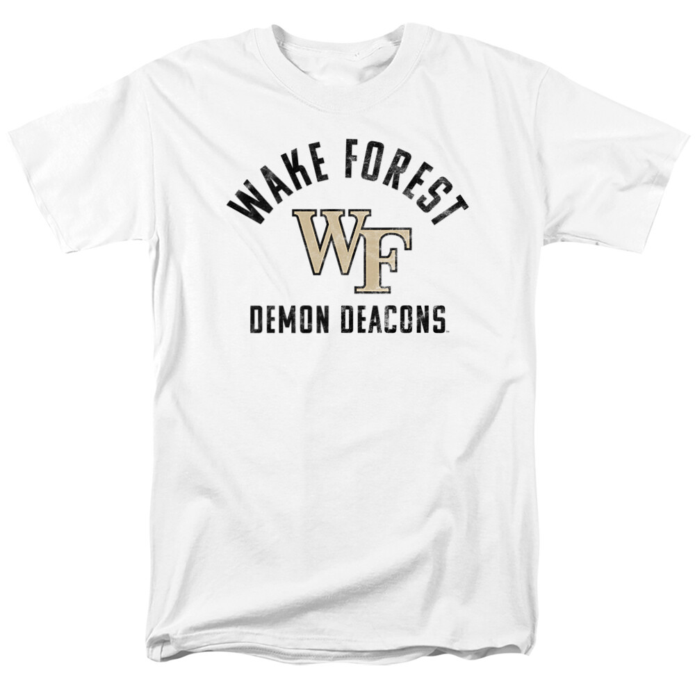 Wake Forest University Adult T-Shirt Demon Deacons Logo, White, S-5XL gallery