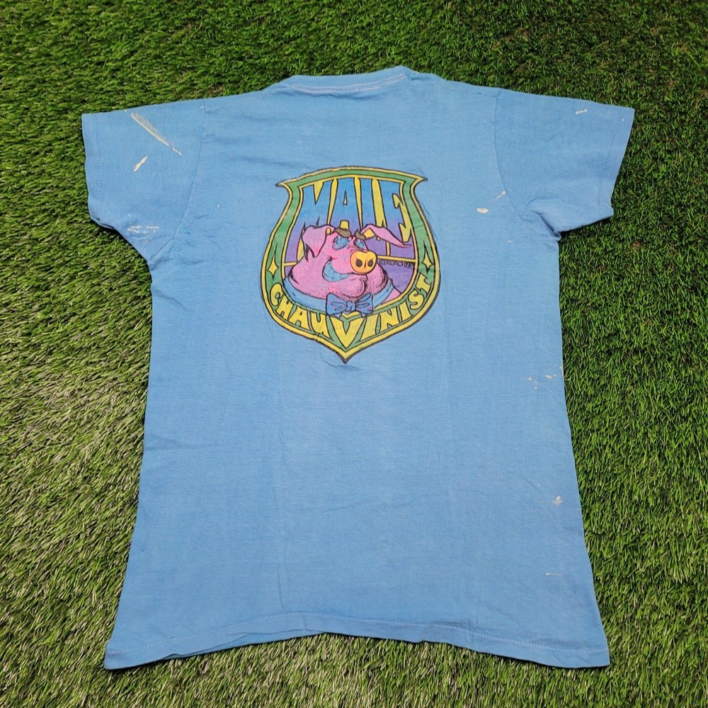 RARE Vintage 1973 Roach Studios “Male Chauvinist” T-Shirt Mens Small