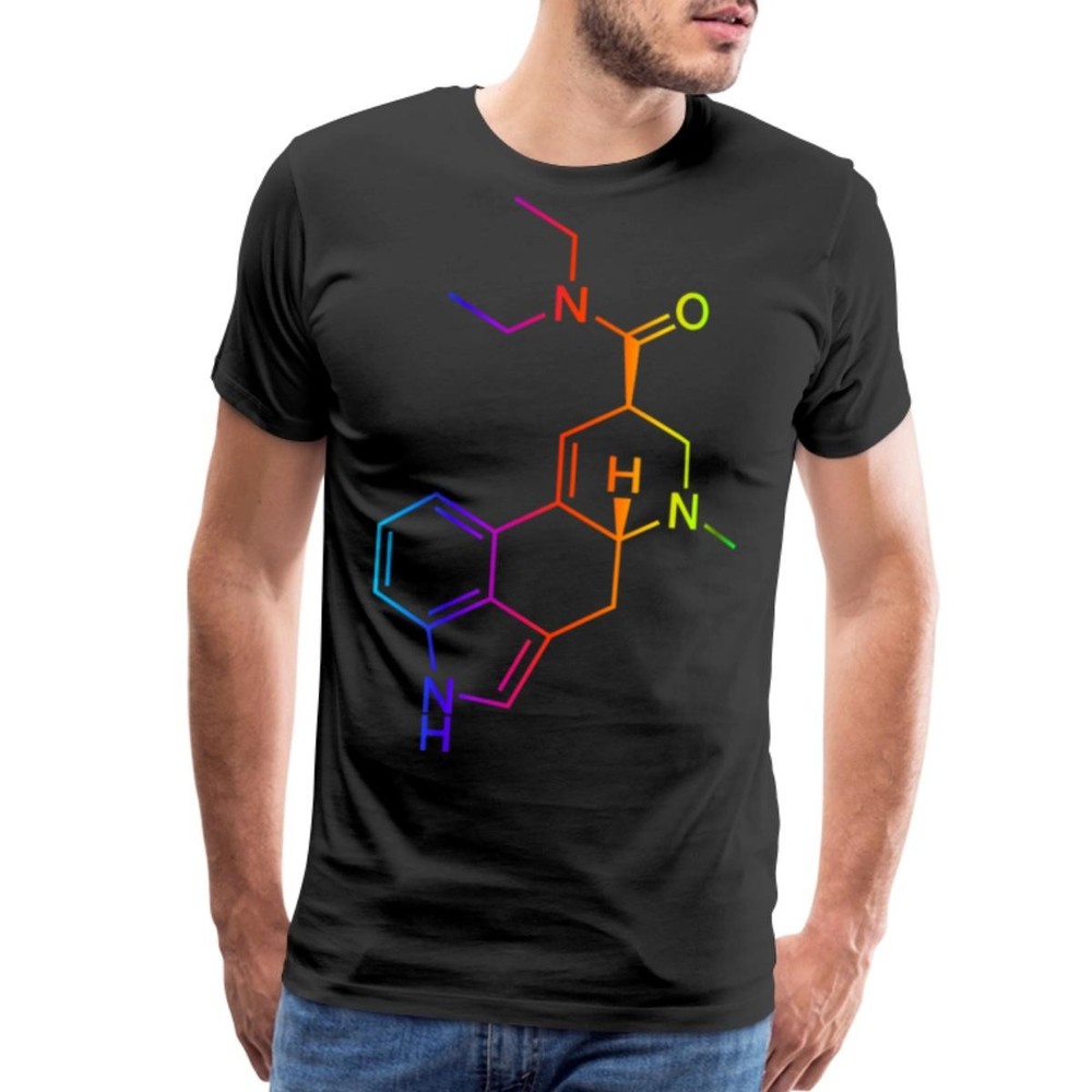 LSD Shirt Acid Chemical Structure Men’s Premium T-Shirt