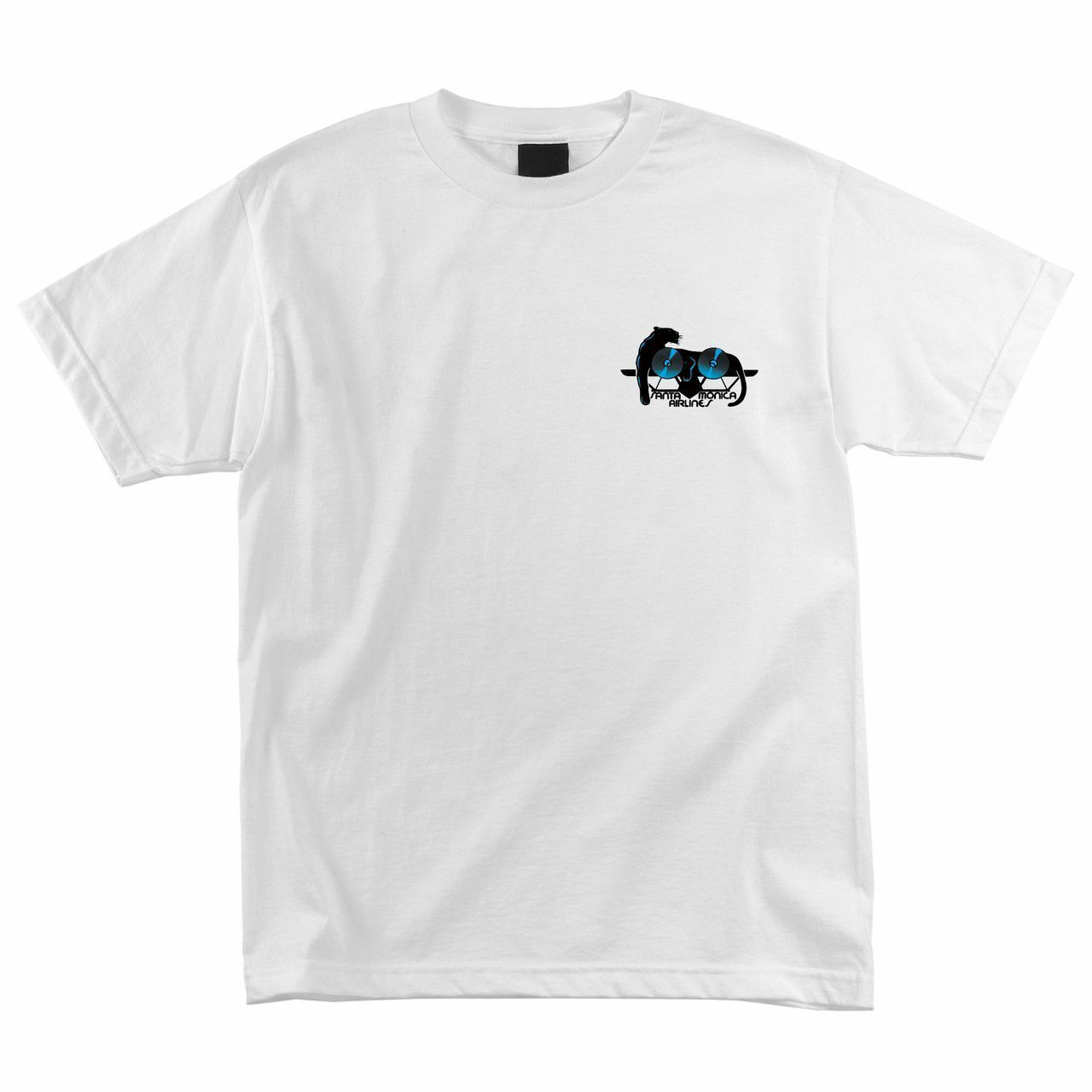 Santa Monica Airlines Natas Kaupas PANTHER LIMITED Skateboard T Shirt WHITE gallery