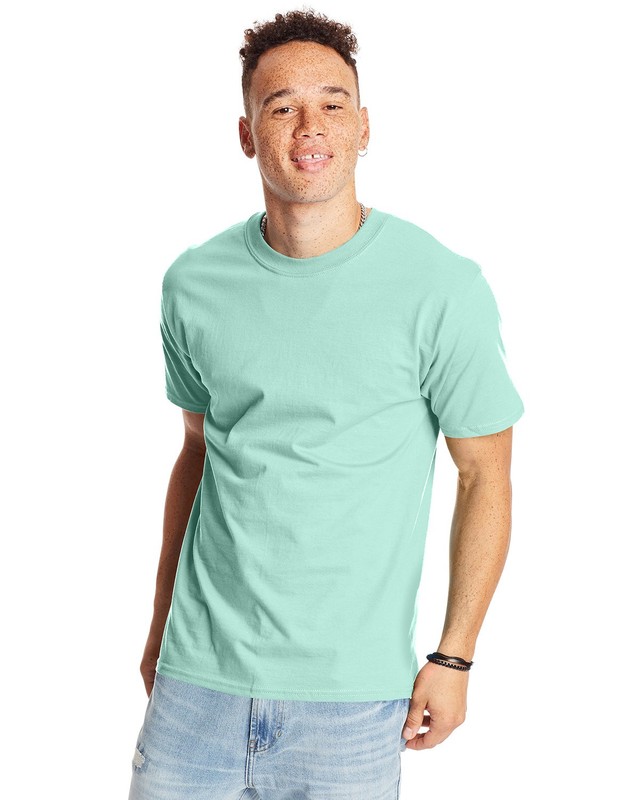 3 Pack Of Hanes 5180 Unisex Plain Blank Casual Beefy-T Shirt Stylish T-Shirt