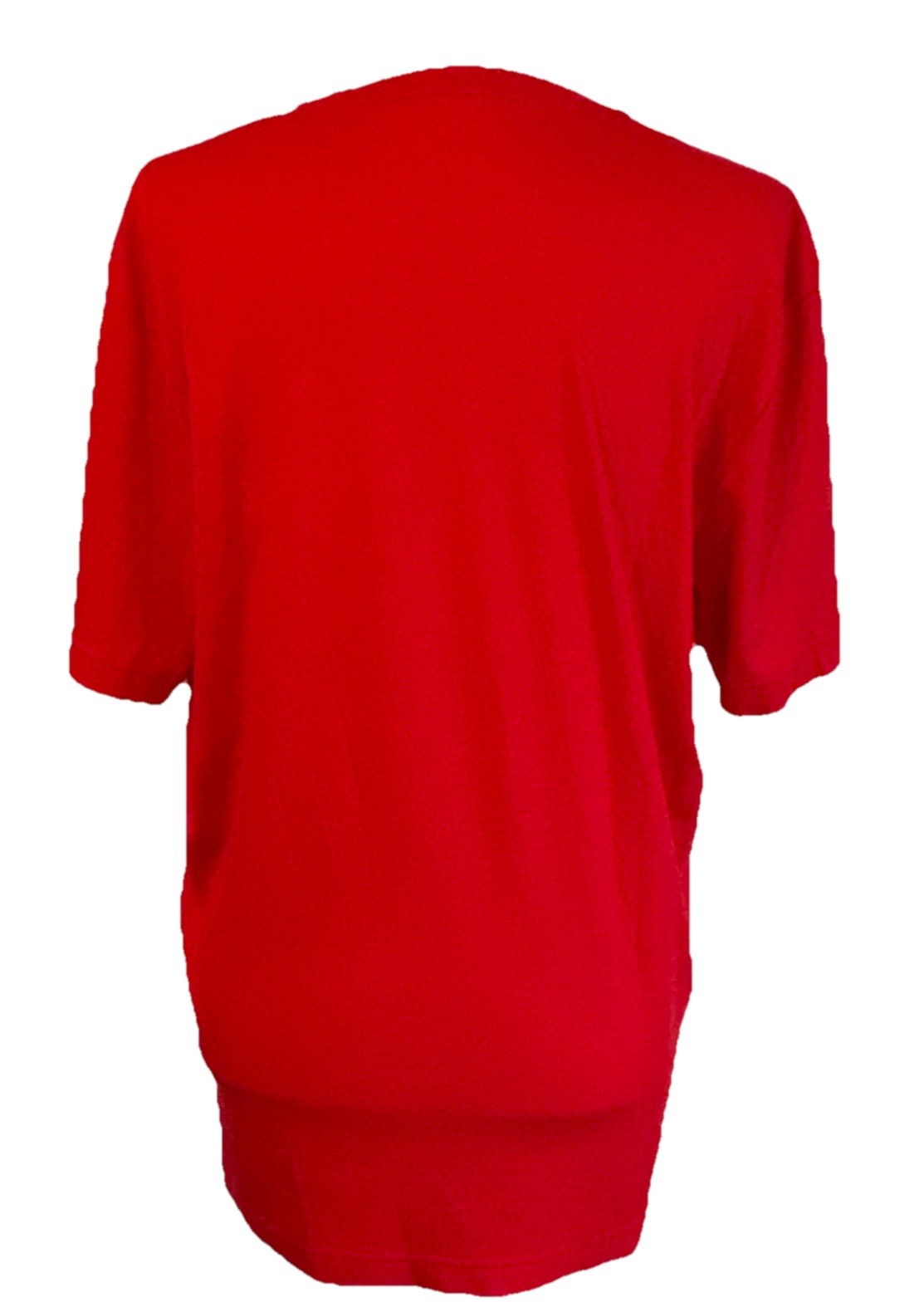 Apple Red Logo Embroidered Men's L T-Shirt 100% Cotton Crew Neck Short Sleeve gallery