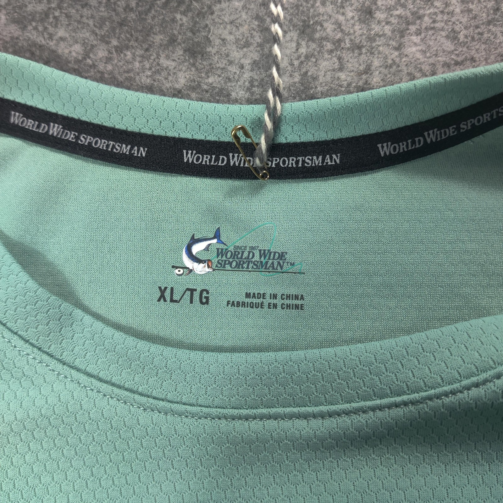 Cabelas World Wide Sportsman Shirt Mens XL Green Long Sleeve Moisture Wicking UV gallery