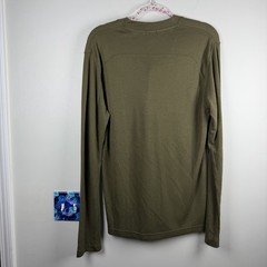 NWT Royal Robbins Duke V-Neck Wool Blend Timber Green Shirt Large UPF 40