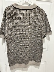 Sueter short sleeve Color brown – beige and green size L new with tag
