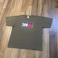 Vintage Tommy Hilfiger Box Logo Tee Men’s XL
