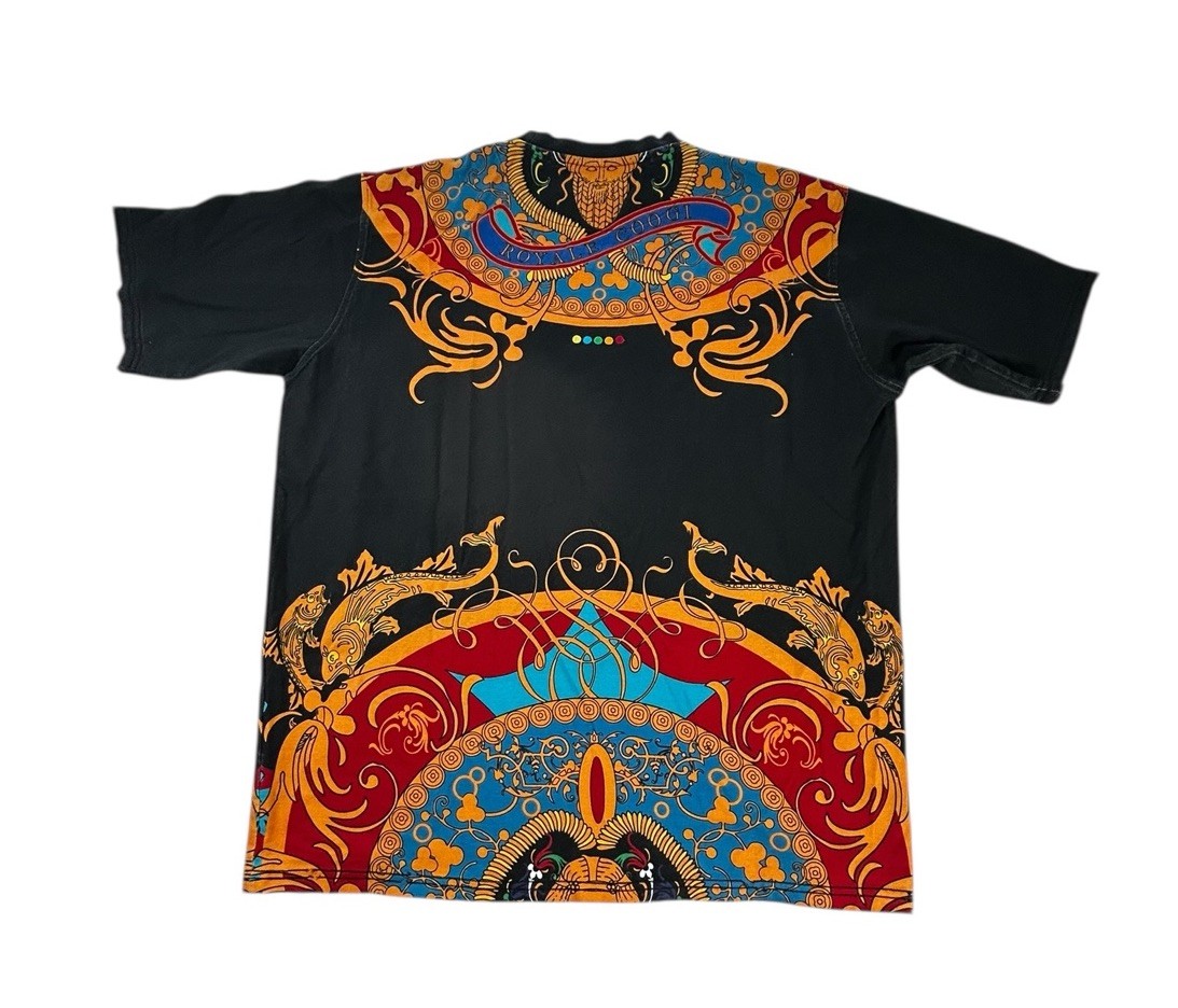 Vintage Coogi Shirt 2XL Royal Dashiki Graphic Tee Y2K Hip Hop 90s Colorful Rare gallery