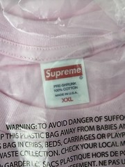 Supreme SS24 Margaret Keane Teardrop Tee Light Pink Size XXL New IN HAND