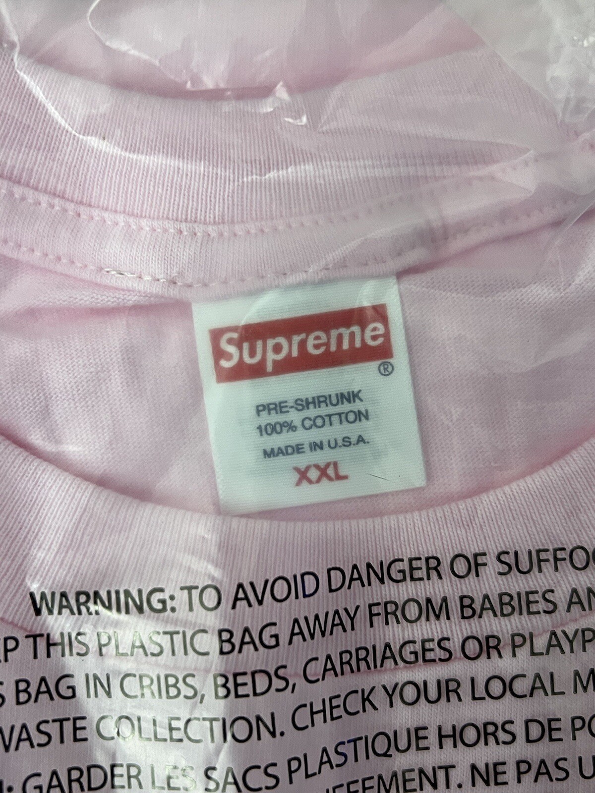 Supreme SS24 Margaret Keane Teardrop Tee Light Pink Size XXL New IN HAND gallery