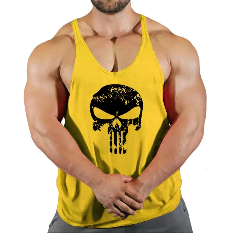 Men's Workout Tank Tops Gym Muscle Tee Bodybuilding Fitness Sleeveless T Shirts gallery