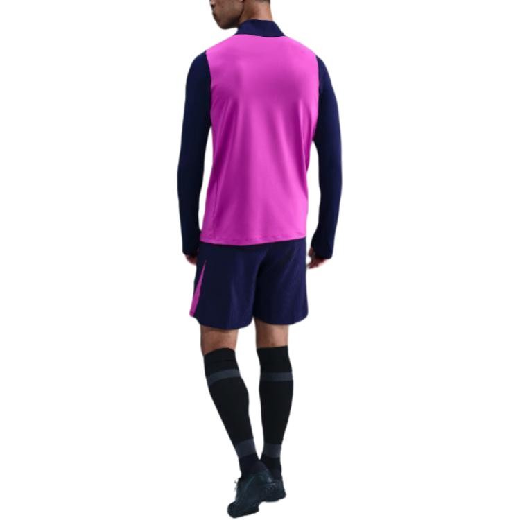 Nike Logo Pattern Long Sleeve Stand Collar Slim Fit T-Shirt gallery