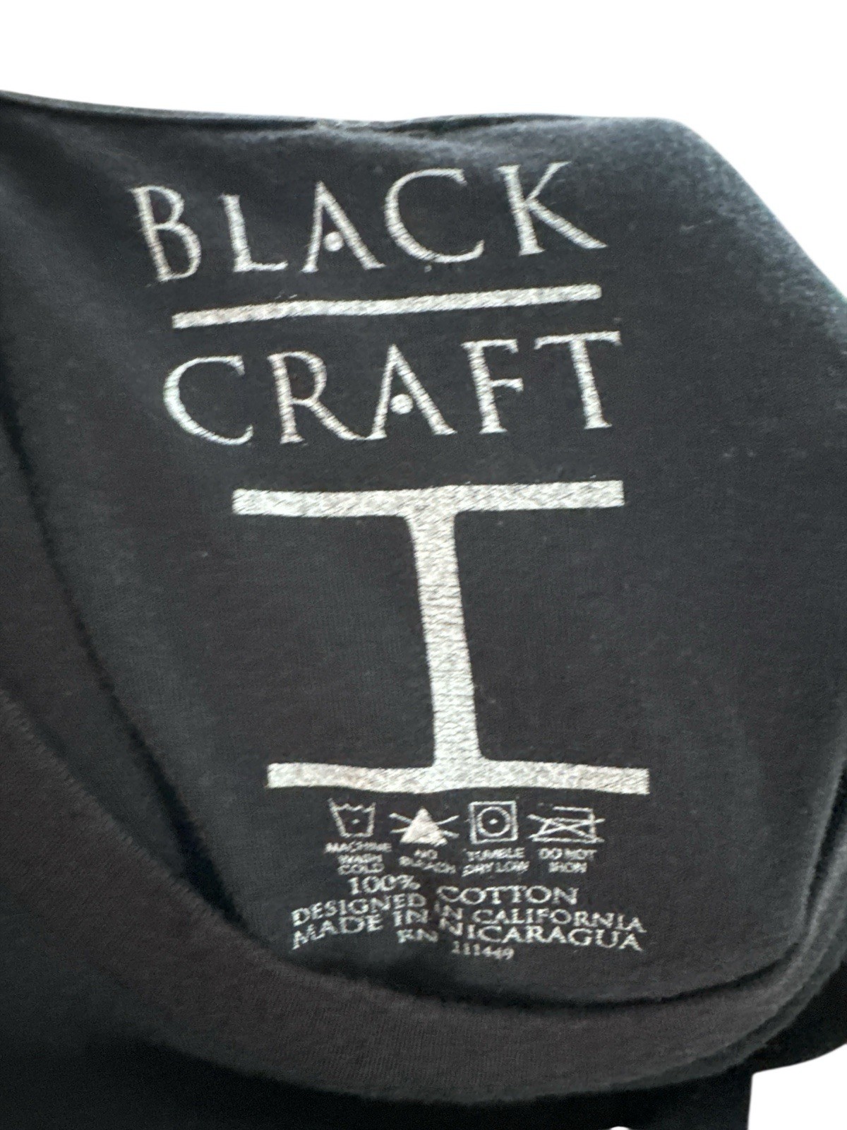 Black Craft Cult Men’s Unisex T-Shirt Size Small Owl Moon Shirt Witchcraft gallery