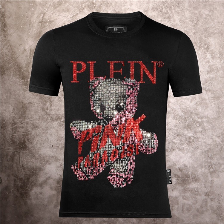 PHILIPP PLEIN TSHIRT PHILIP SKULL RHINESTONE SKULL T-SHIRT POLO SHIRT gallery