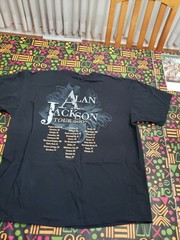 Alan Jackson Tour 2007 Men’s Size XL Black T-Shirt Country Music Concert Tee