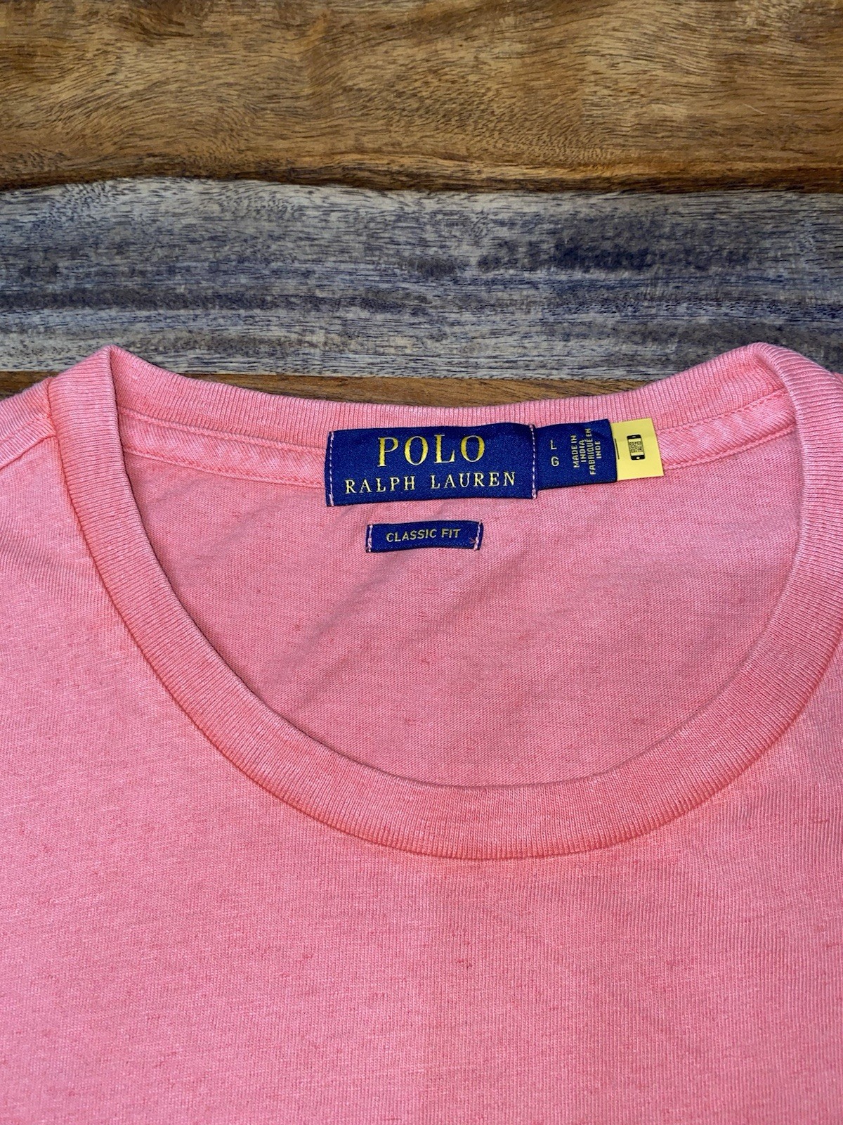 Polo Ralph Lauren Cotton Linen Pocket T Shirt Classic Fit Amalfi Red Men’s Sz L gallery