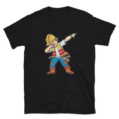 Construction Worker Dabbing Classic Fit T-Shirt