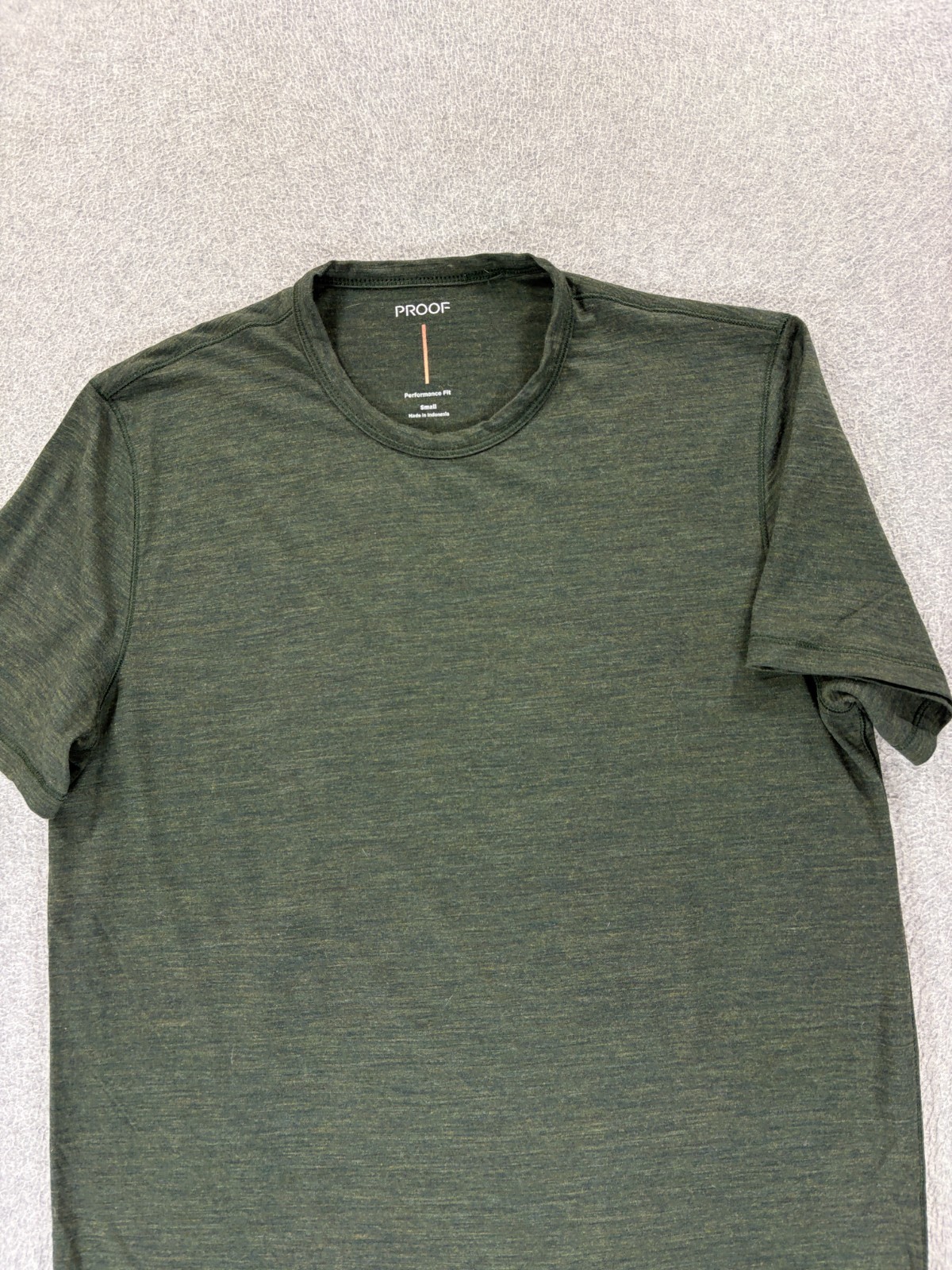 Proof Huckberry 72 Hour Merino Tee Shirt (Men's Small) Green gallery