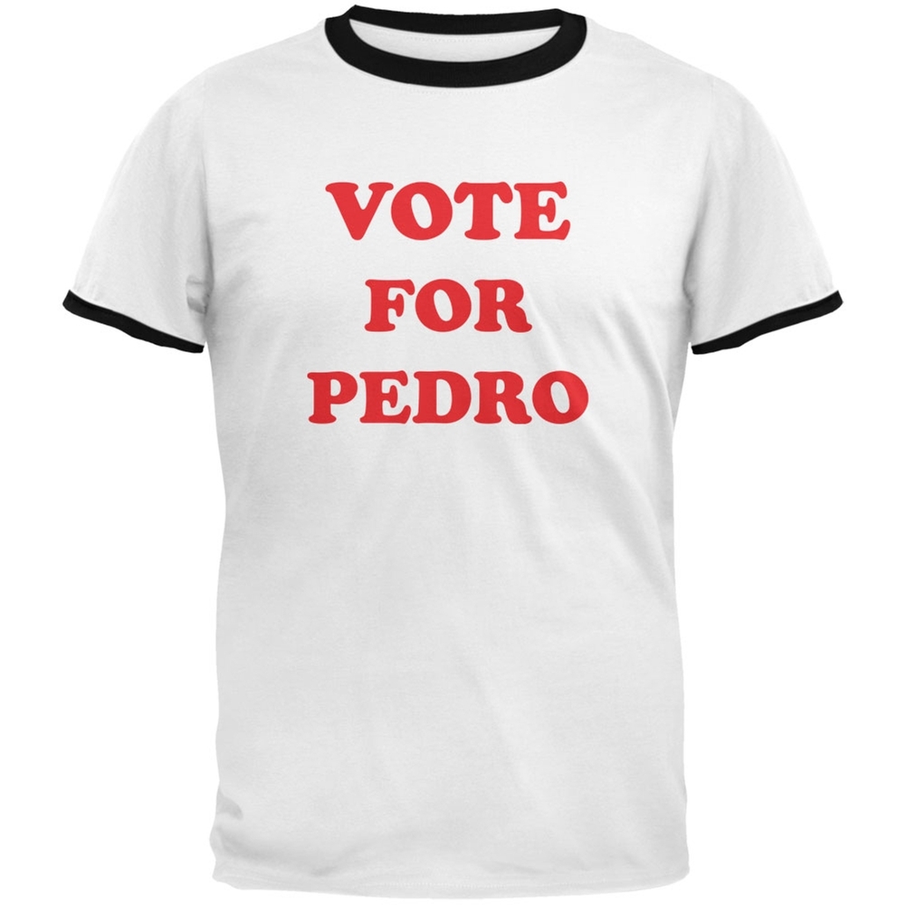 Vote For Pedro White/Black Men's Ringer T-Shirt gallery