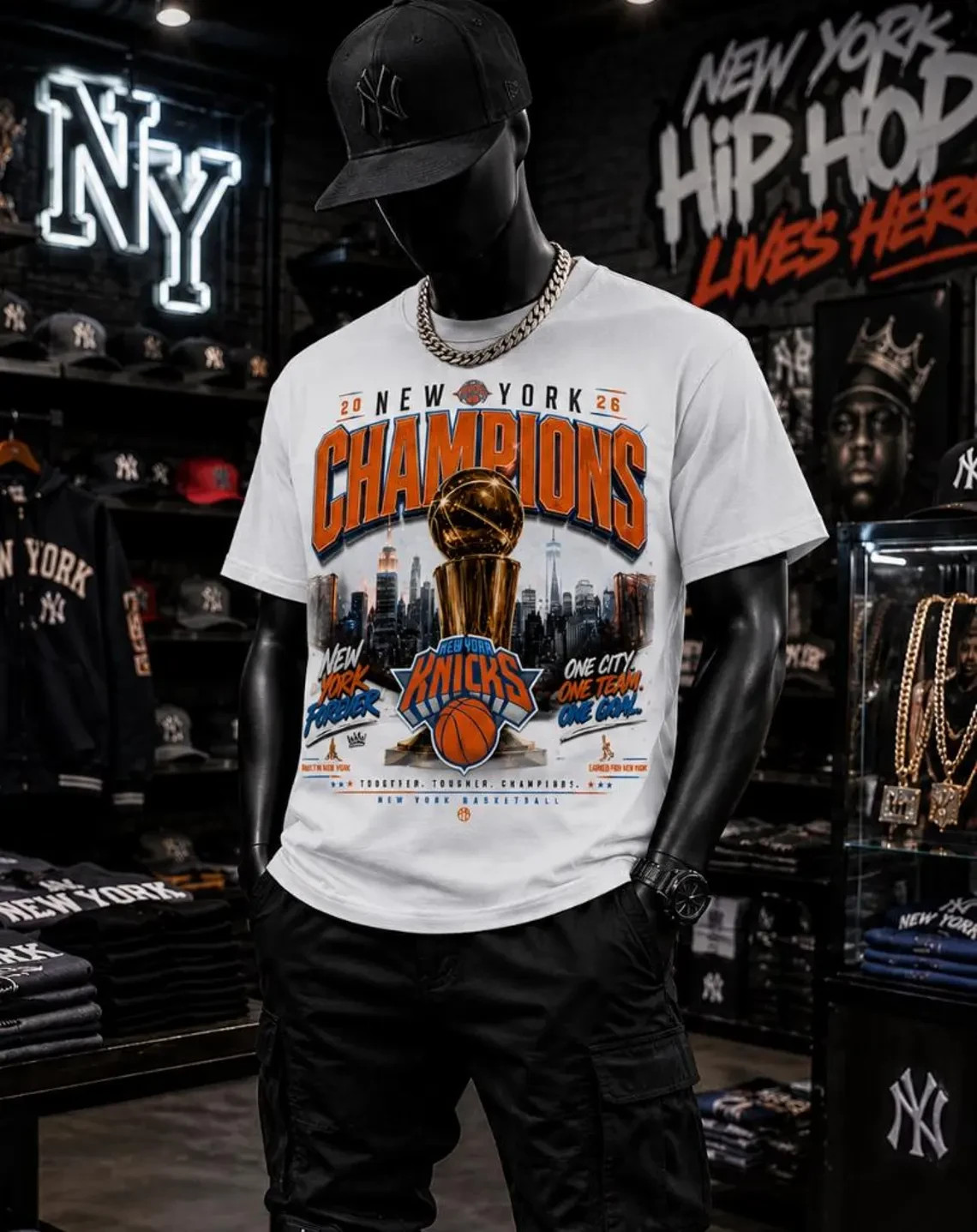 HOT ITEM!!! New York Knick$ Basketball Finals T-Shirt Print Gildan gallery