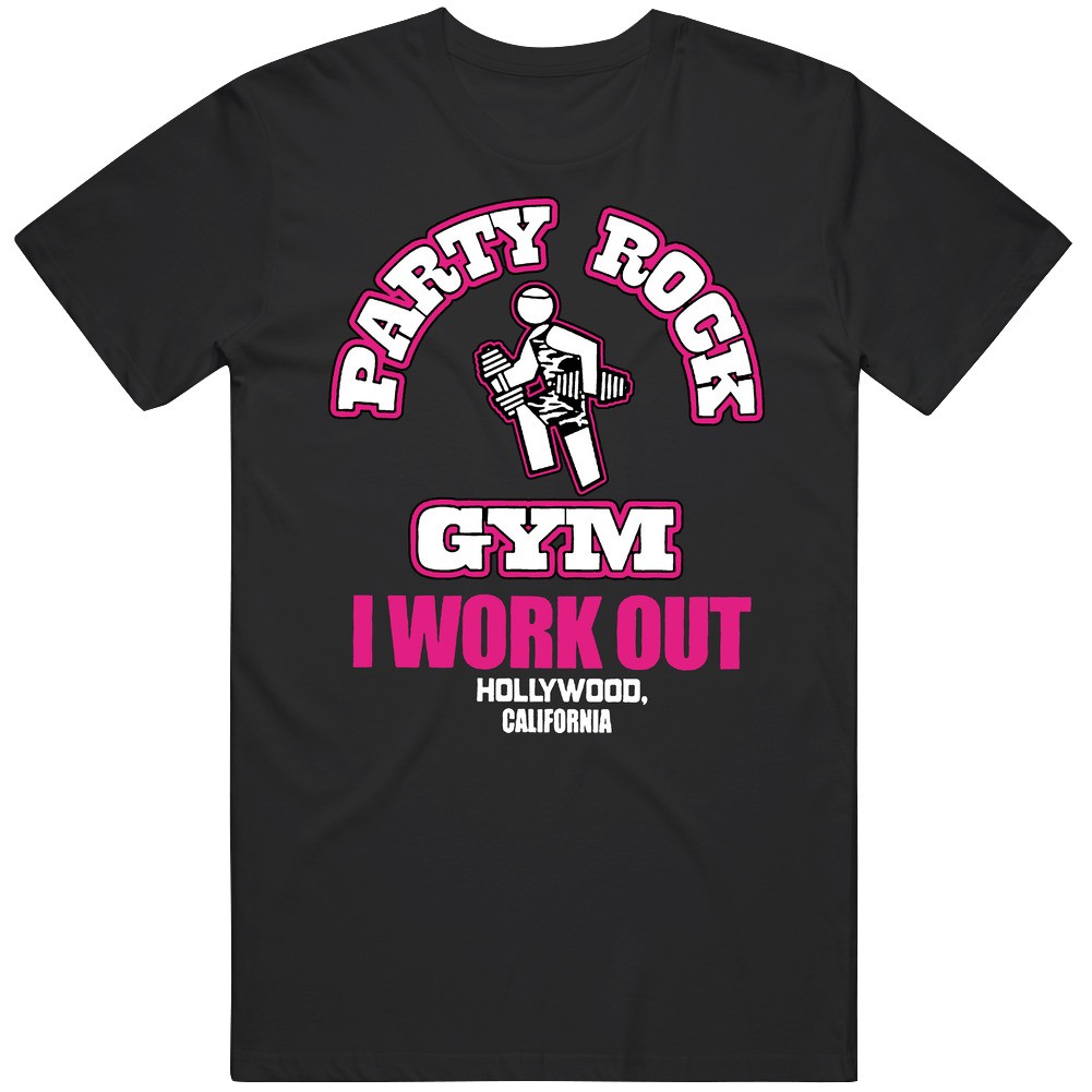 Party Rock Gym I Work Out Cotton Unisex T Shirt gallery