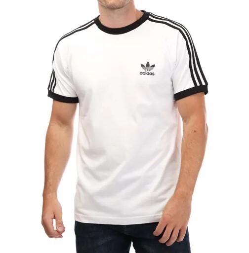 Adidas Originals Men’s 3-Stripes Cotton Tee Crew Neck Short Sleeve T-Shirt