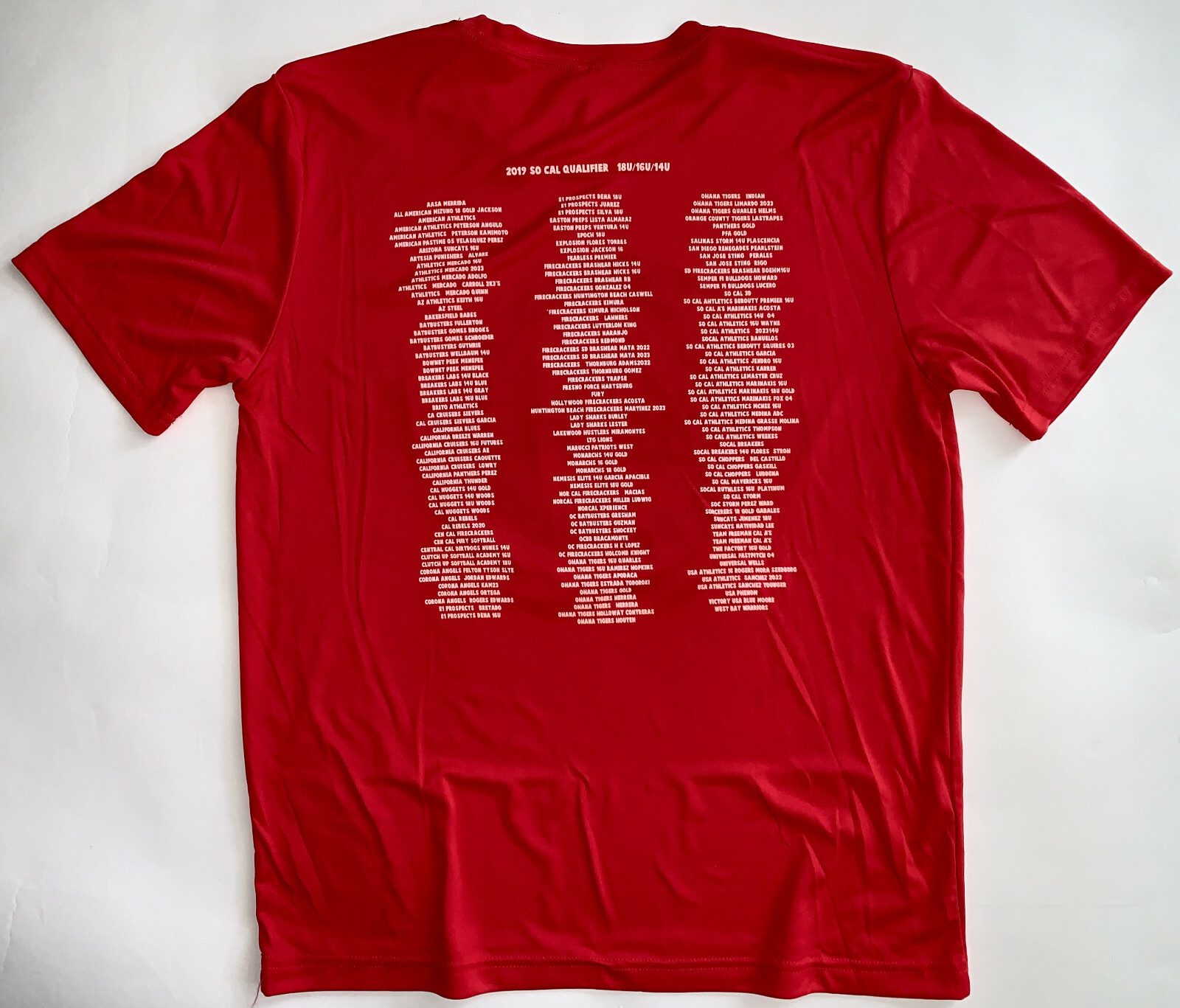 Men's Red Medium Exercise Fitness Casual T-Shirt Fastpitch Softball 2019 New gallery