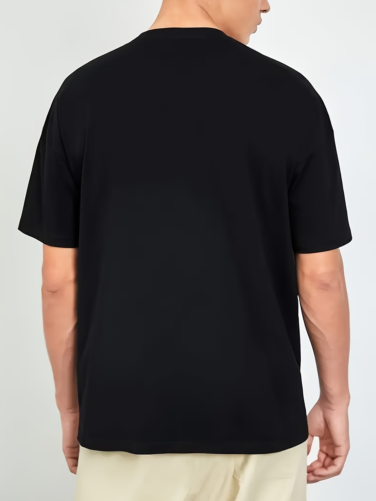Trendy Men's Short-Sleeve Graphic T-Shirt Casual Wear Round Neck Tee Tops US ↗ gallery