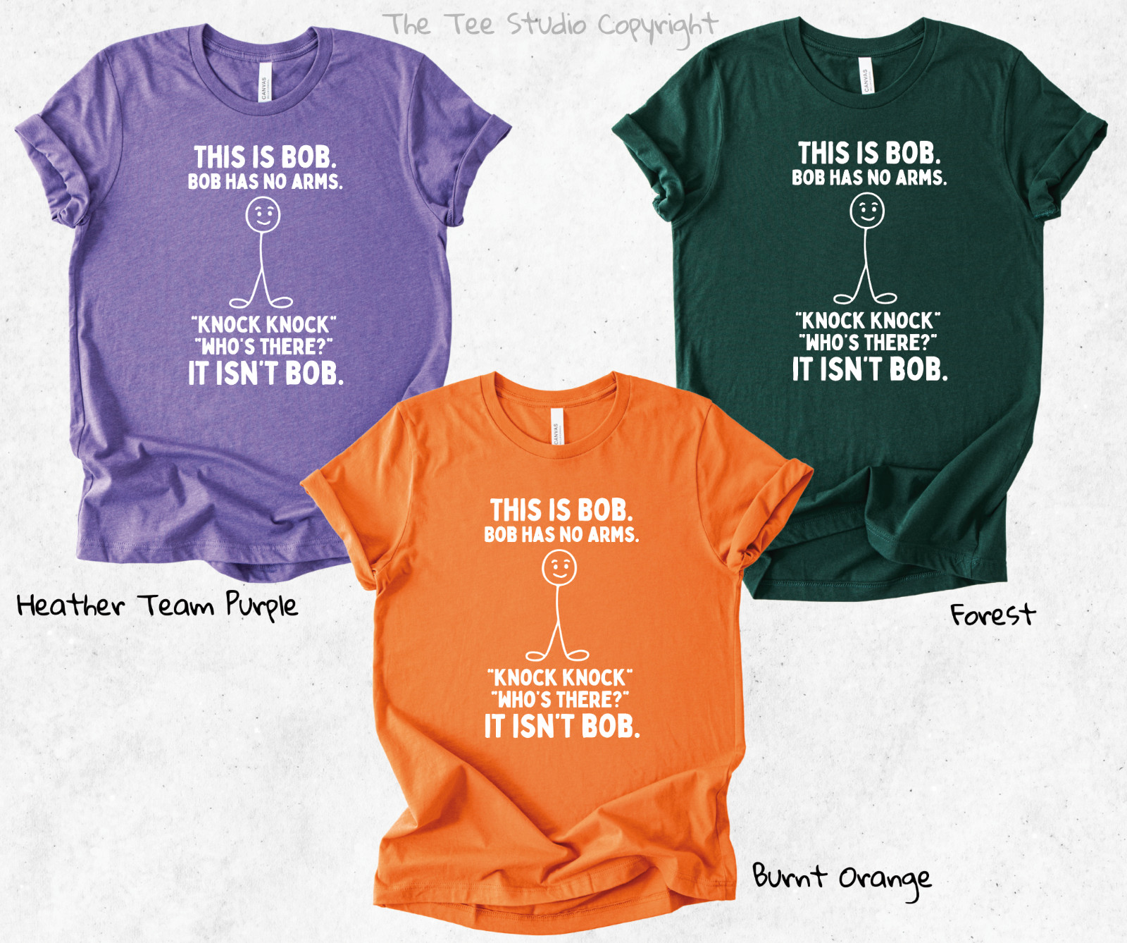 Silly Funny This Is Bob. Bob Has No Arms T-shirt Sarcastic Gifts Funny Shirt gallery