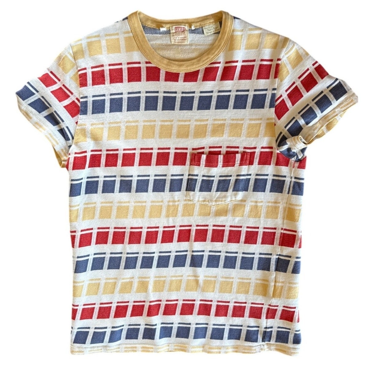 Levi's Vintage Clothing Casuals Men's 1960s Casual Stripe T-Shirt Size Small gallery