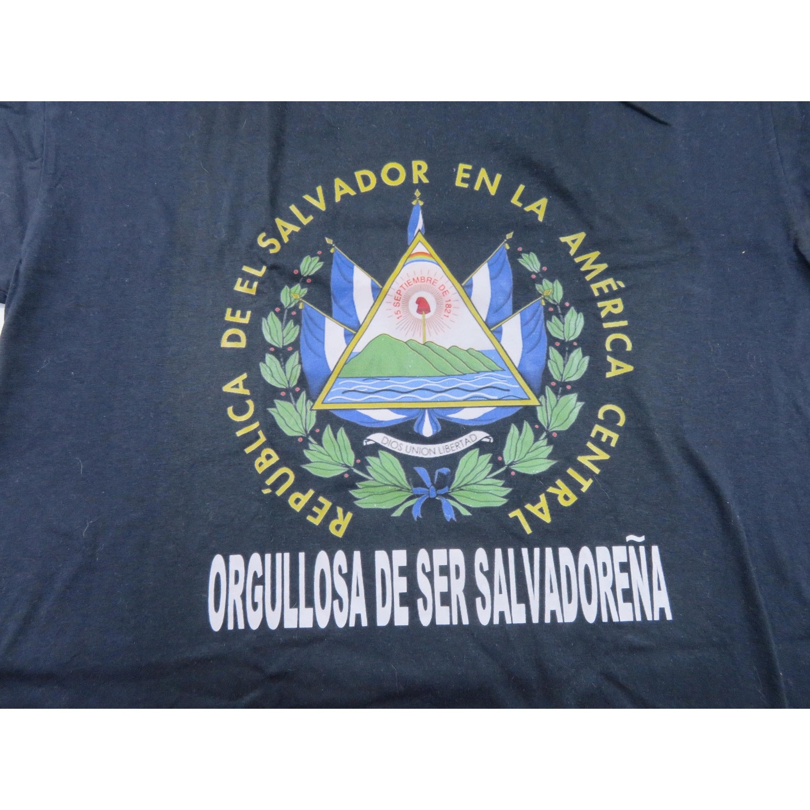 Republica De El Salvador Black T-shirt Sz 2XL 1990s gallery