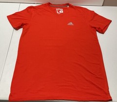 Adidas Ultimate Tee Men’s V-Neck Red Sz Large