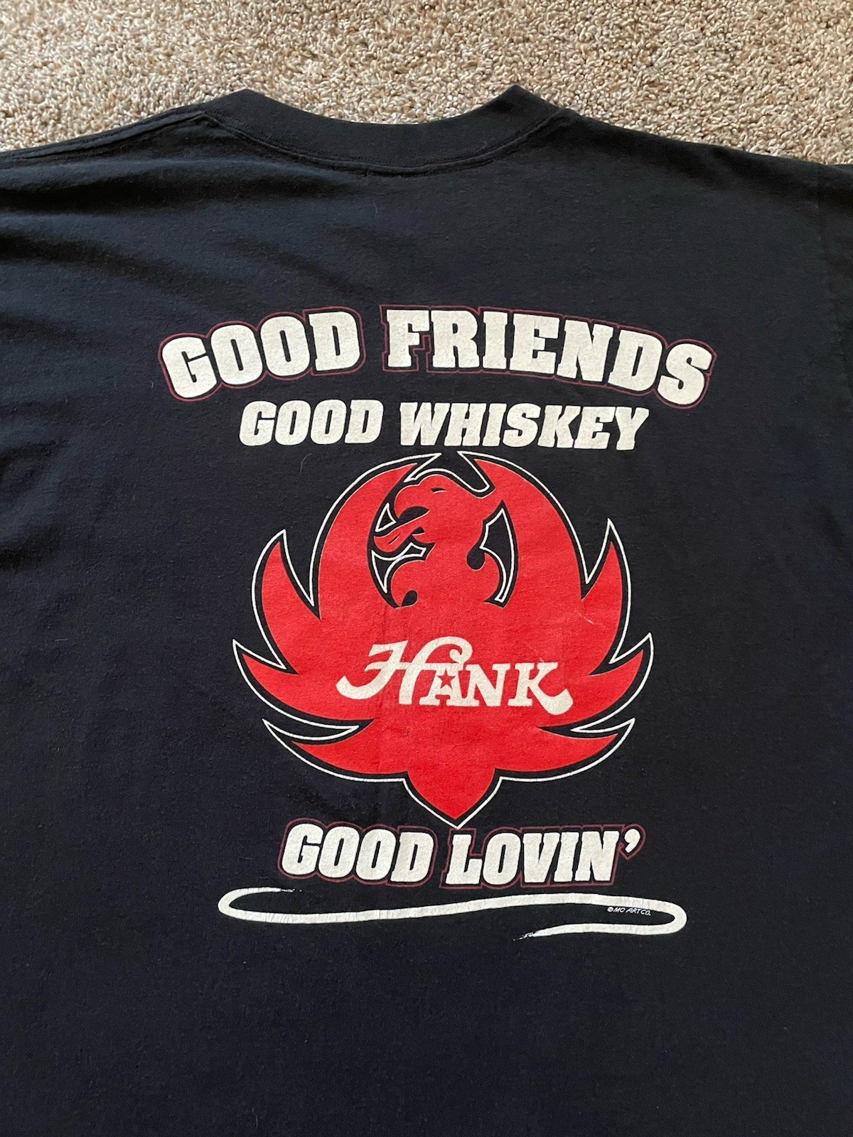 Hank Williams Jr Good Friends, Good Whiskey, Good Lovin' Vintage T Shirt 80s gallery