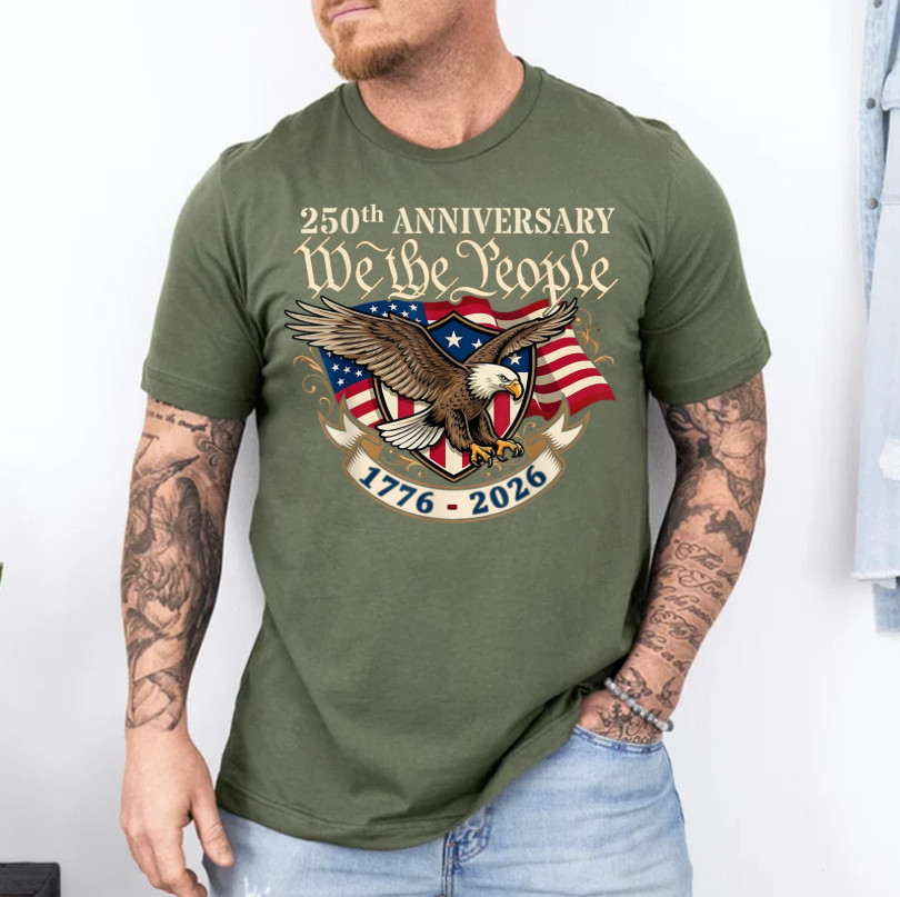 250 Anniversary USA 250th Eagle Flag Patriotic 4th of July T-Shirt gallery