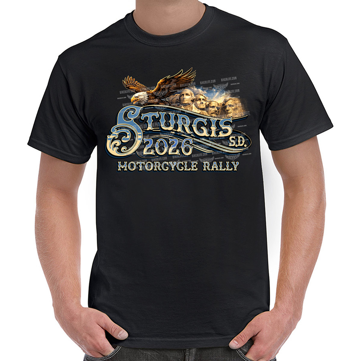 T-Shirt 2026 Sturgis Motorcycle Rally Rushmore Race No Harley gallery