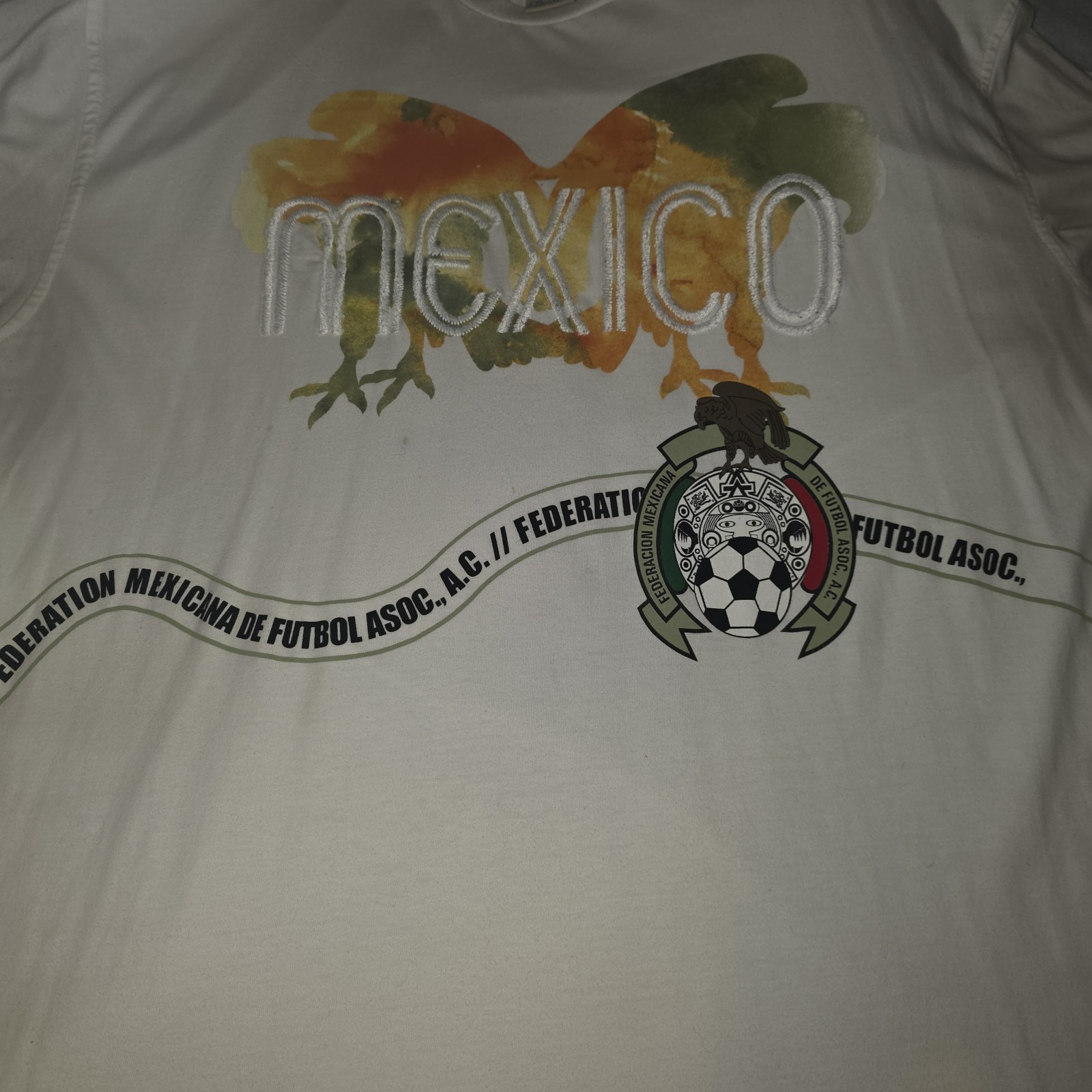 Vintage Nike Mexico BRS Tee Size XXL Blue Ribbon Sports 3D Mexican Football RARE gallery