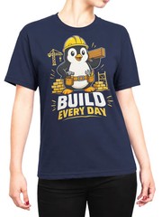 Builder Penguin T-Shirt | Unisex