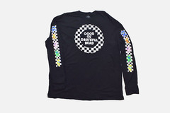 Grateful Dead Mens Good Ol’ Dancing Bears Long Sleeve Black Shirt New 2XL