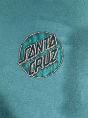 Santa Cruz Blue Bamboo Dot Graphic T-Shirt