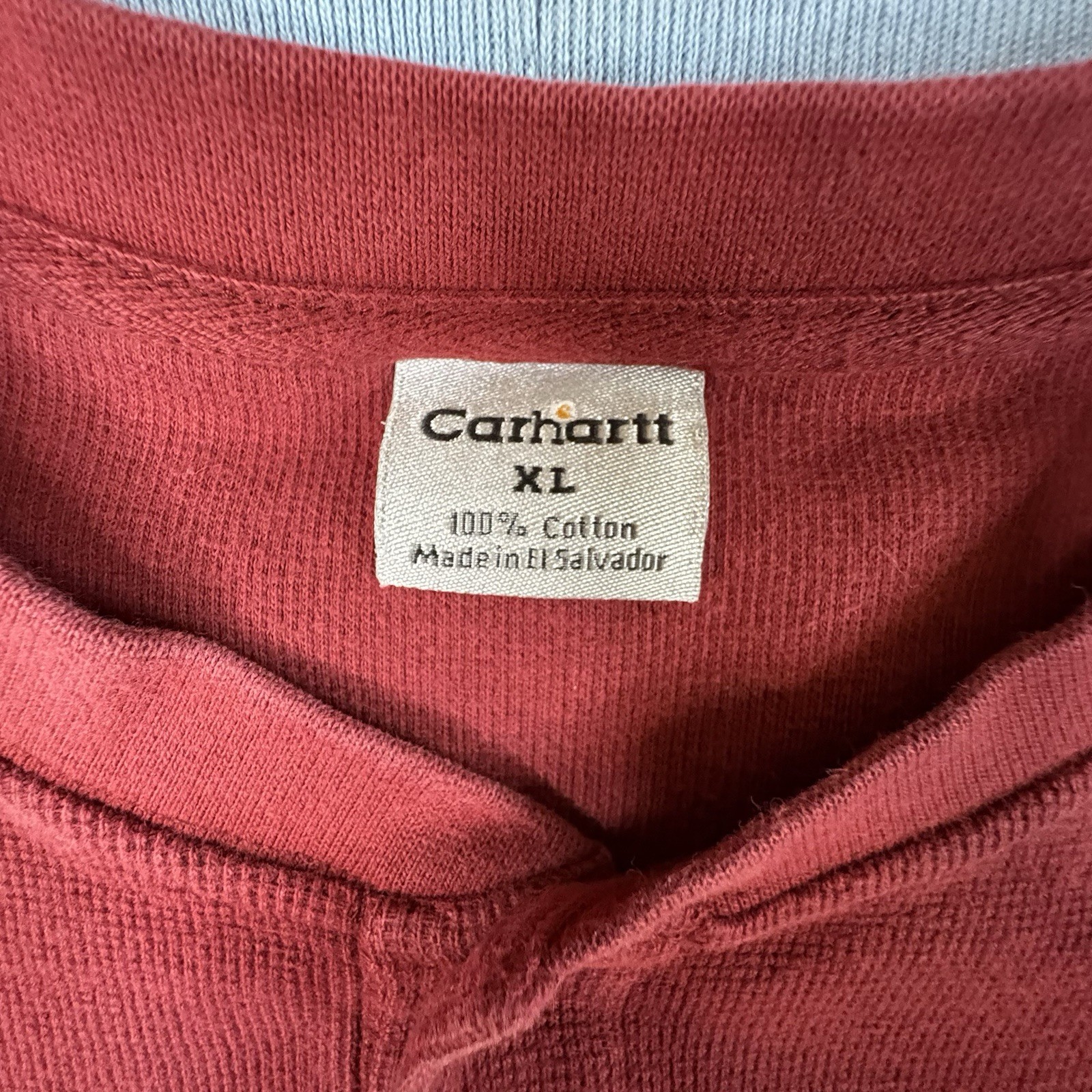 LOT OF 3 Men's XL Carhartt Henley/Crewneck LS & SS Shirts SEE DESCRIPTION gallery