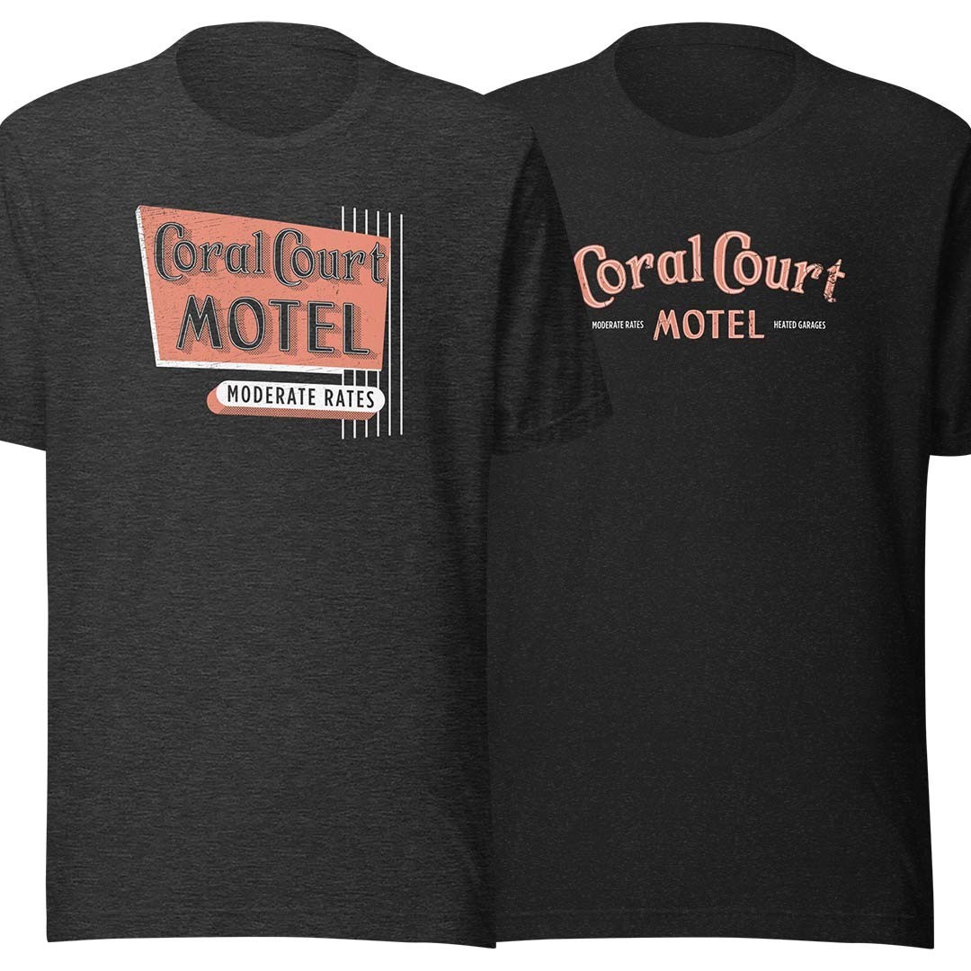 Coral Court Motel St. Louis Unisex Retro T-shirt - Bygone Brand Tees gallery